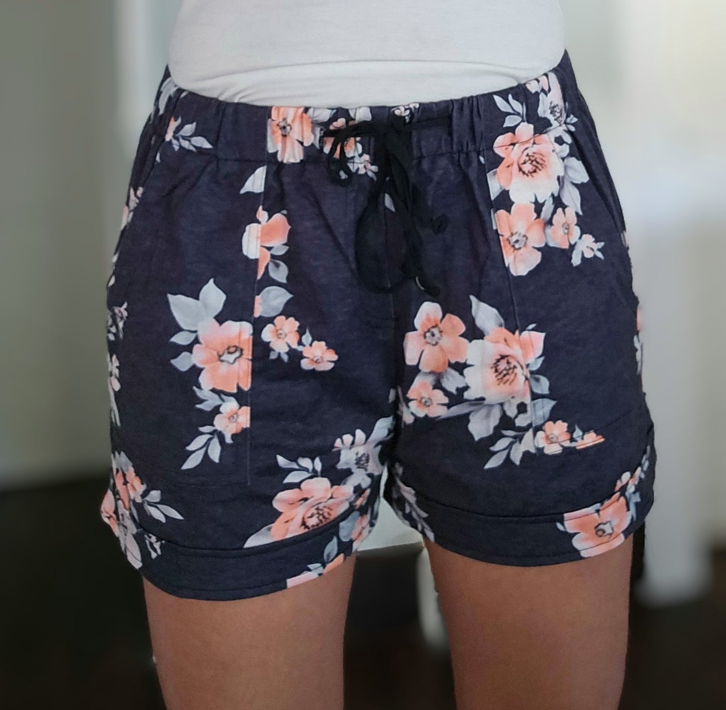 Cozy Floral Shorts
