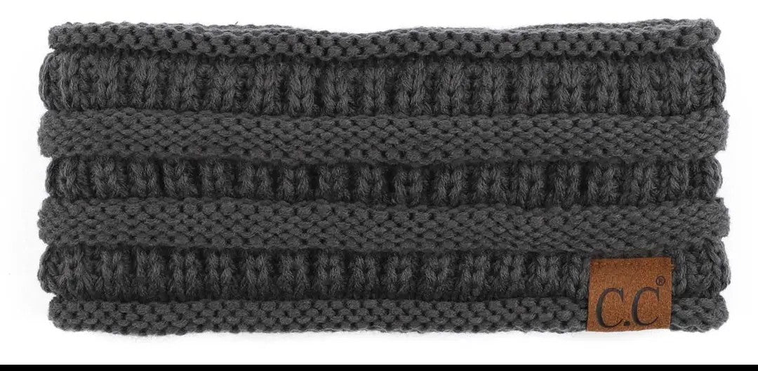 C.C. Lined Ponytail Headband