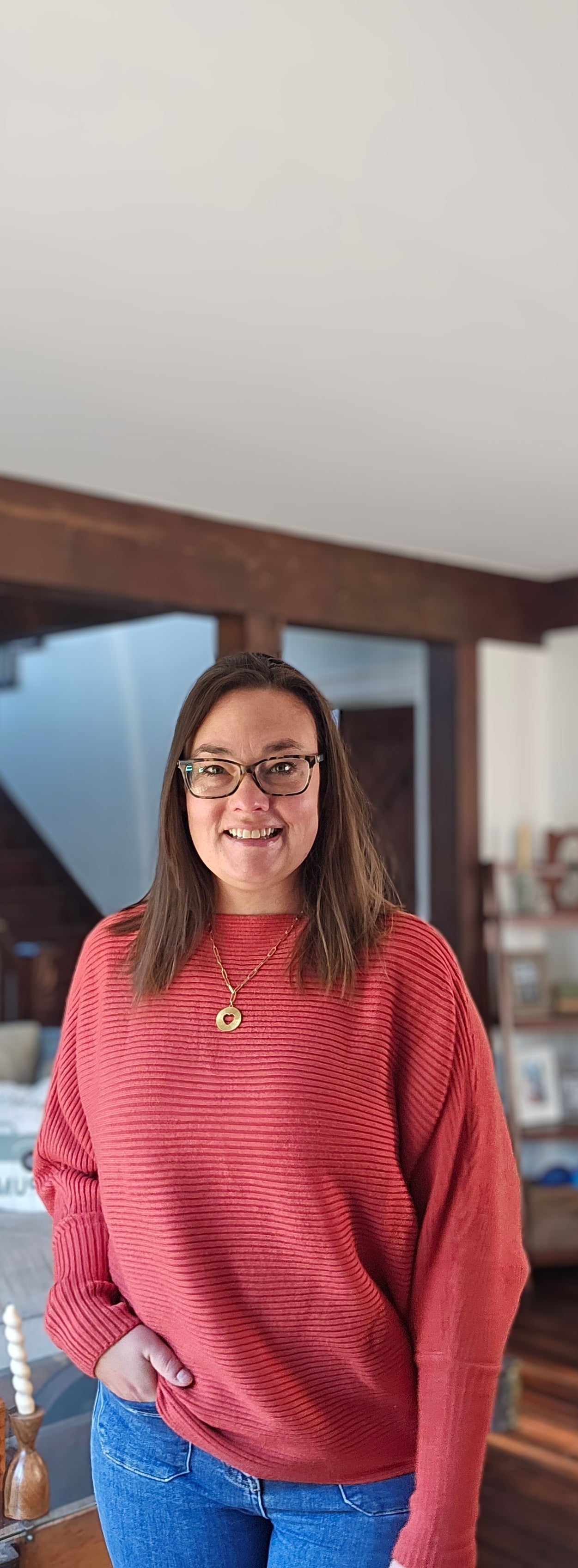 La Miel Slouchy Boat Neck Sweater