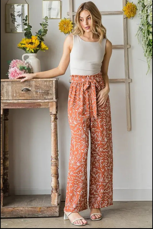 Heimish Casual Pants in Rust
